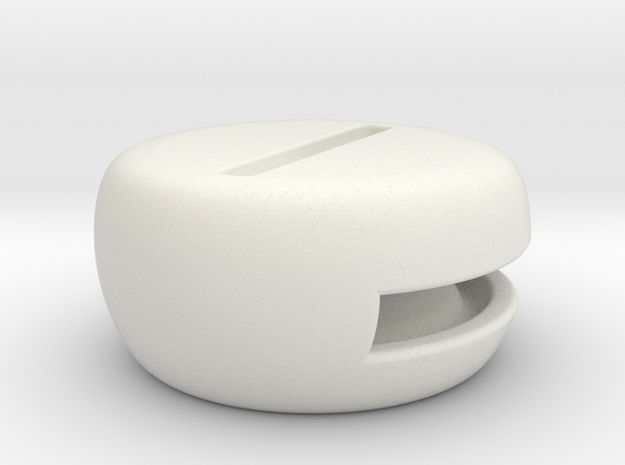 Speaker-1 in White Natural Versatile Plastic