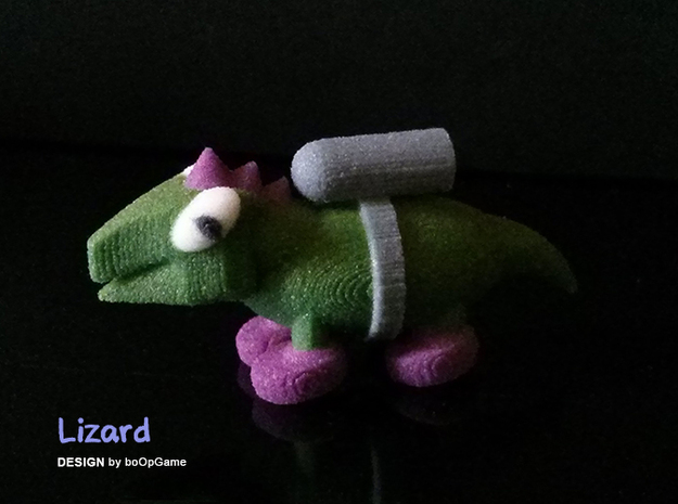 boOpGame - The Lizard in Full Color Sandstone