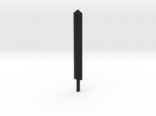 Sword V.1 in Black Natural Versatile Plastic