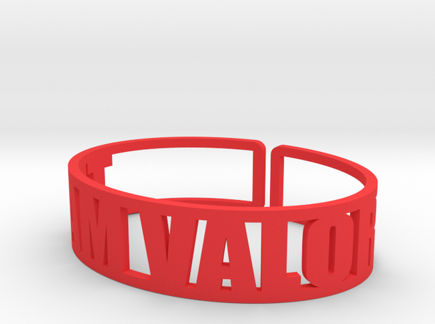 Team Valor in Red Processed Versatile Plastic