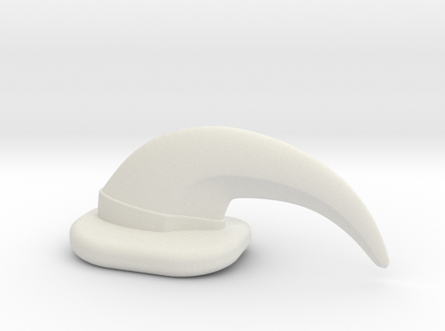 Foot Paw Claw in White Natural Versatile Plastic