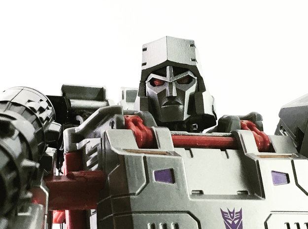 (1.5mm Screw) TR Faceplate & Helm for CW Megatron