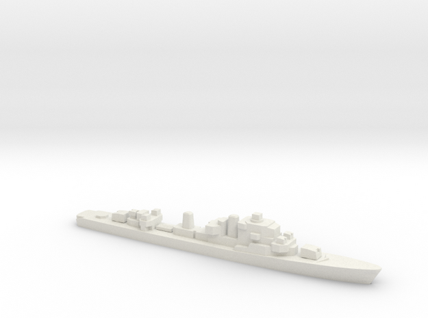 Ostergotland-class Destroyer, 1/2400 in White Natural Versatile Plastic