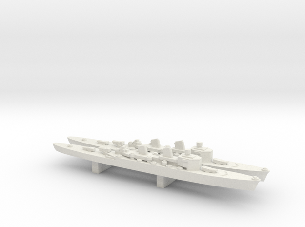 Tre Kronor-class cruiser x 2, 1/3000 in White Natural Versatile Plastic