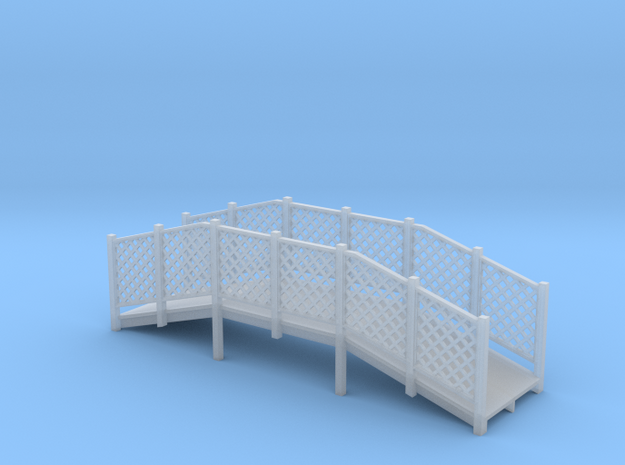 Miniature 1:48 Footbridge in Tan Fine Detail Plastic