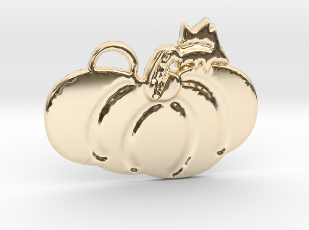 Pretty Pumpkin by ~M.  in 14k Gold Plated Brass