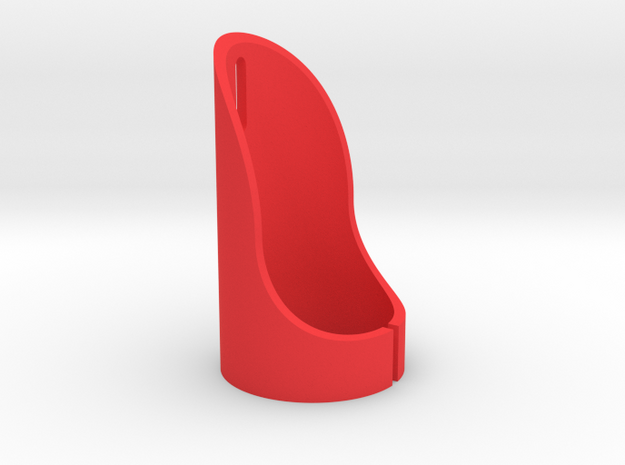 the BASIC - Lightsaber Emitter Shroud in Red Processed Versatile Plastic