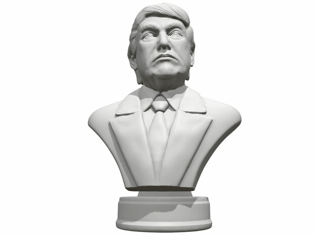 Donald Trump Presidental edition in White Natural Versatile Plastic
