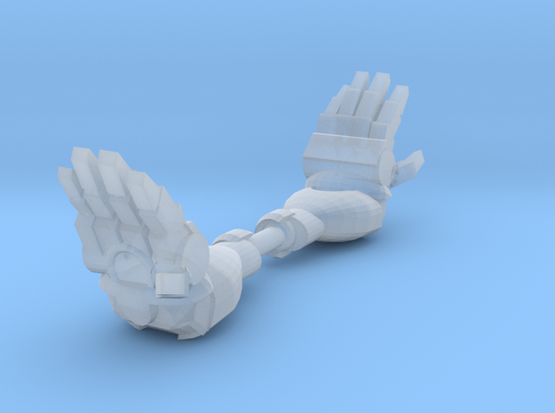 Mk1 - Rude Techno-Fist (talk to the hand) (x2) in Tan Fine Detail Plastic