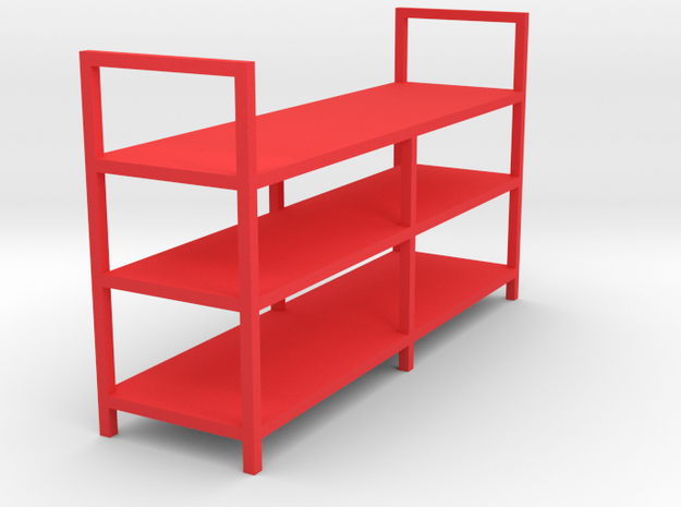 Garage Shelf - 1/24 in Red Processed Versatile Plastic