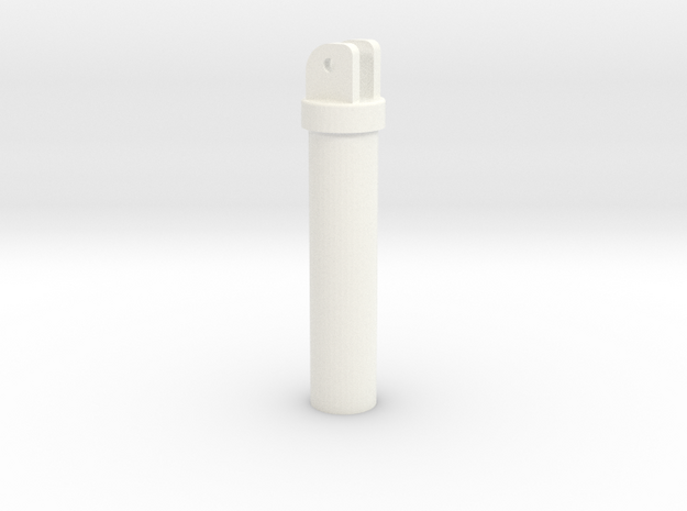Whirlwind Rear UC Cylinder in White Processed Versatile Plastic