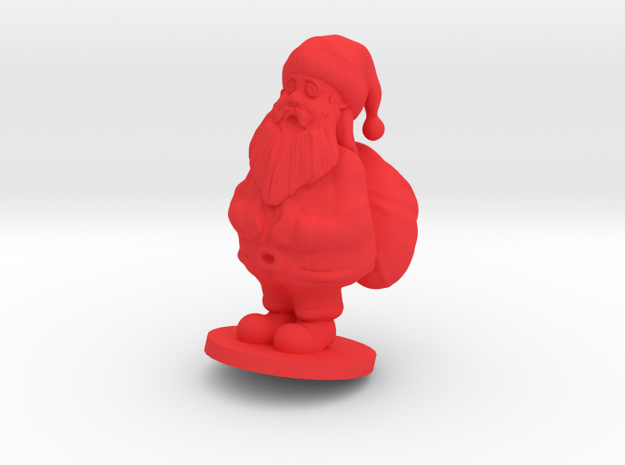 Santa claus in Red Processed Versatile Plastic
