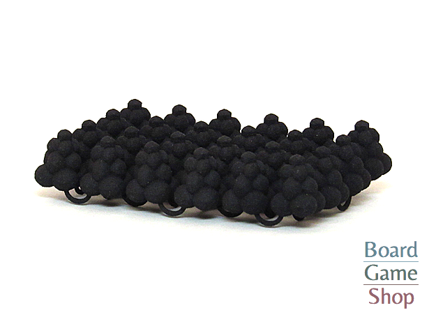  Power Grid Coal Piles - Set of 24 in Black Natural Versatile Plastic