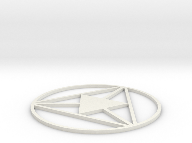 Oriclon Portal Logo in White Natural Versatile Plastic: Small