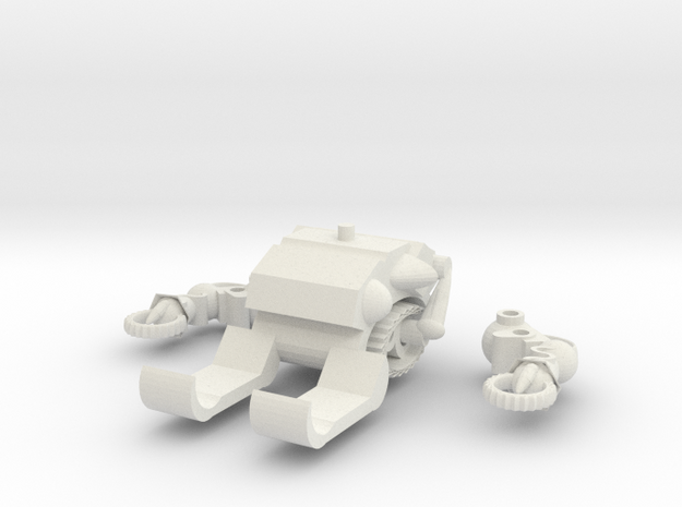 MOD BOT  PART ADD-ON (ICE CRUSHER) in White Natural Versatile Plastic: Large