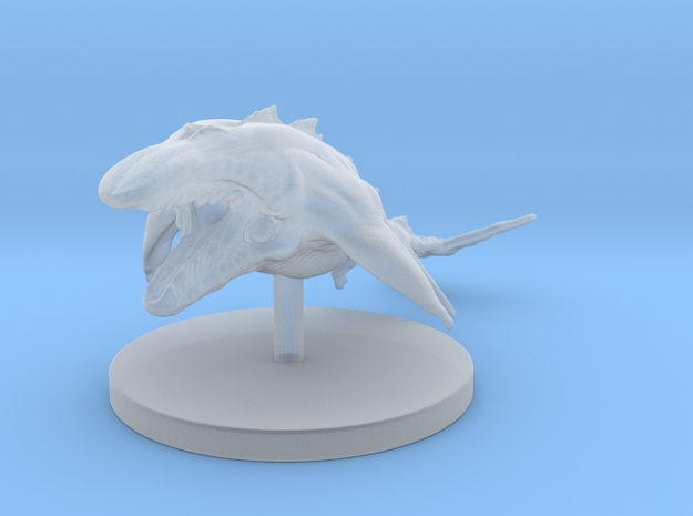1 Inch Mega Whale in Smooth Fine Detail Plastic
