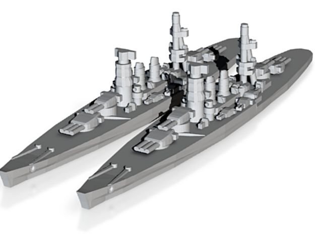 Conte di Cavour battleship in Tan Fine Detail Plastic