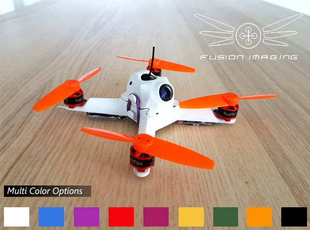 Canopy (1mm) for Fusion Micro FPV Frame in White Processed Versatile Plastic
