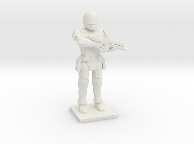 Peacekeeper (The Hunger Games Trilogy), 1/64 in White Natural Versatile Plastic