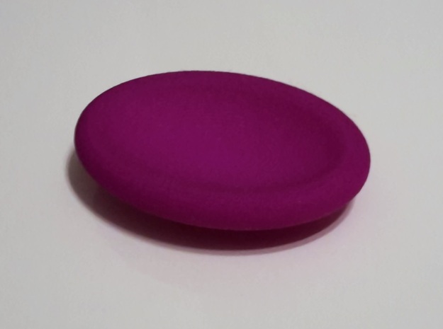 Worry Stone in Purple Processed Versatile Plastic