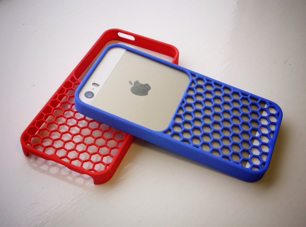 50/50 case for iPhone 5/5s in Blue Processed Versatile Plastic