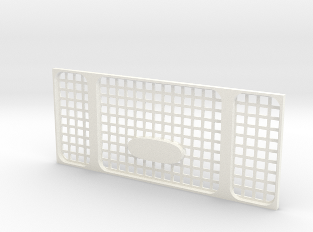 Heritage grille D90 D110 Gelande 1:10 in White Processed Versatile Plastic