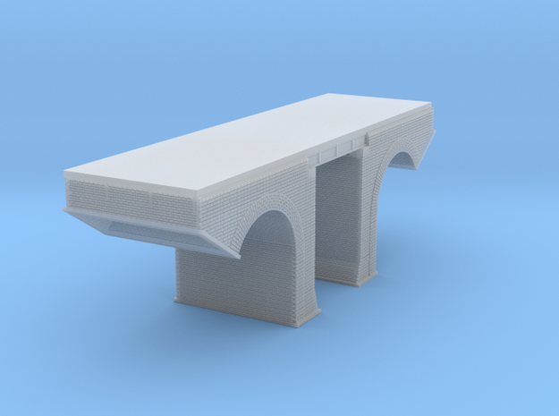 Polish Arched Railroad Bridge Z Scale in Tan Fine Detail Plastic