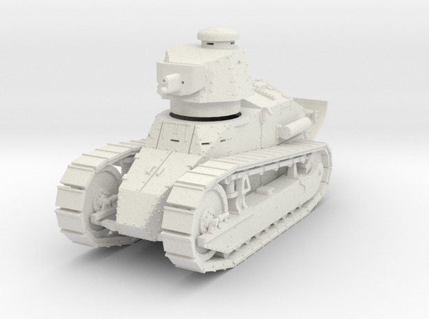 PV12A M1917 Six Ton Tank (37mm Cannon) (28mm) in White Natural Versatile Plastic