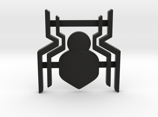 Spider-Man: Homecoming Symbol (Joined) in Black Natural Versatile Plastic