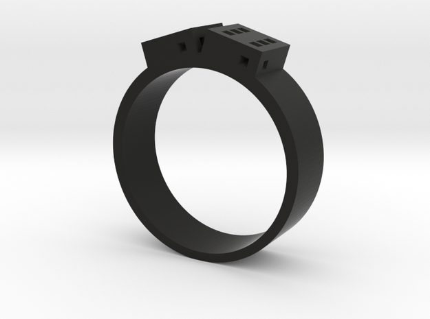 D6 Band in Black Natural Versatile Plastic