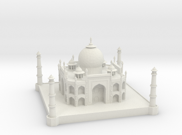 Taj Mahal in White Natural Versatile Plastic