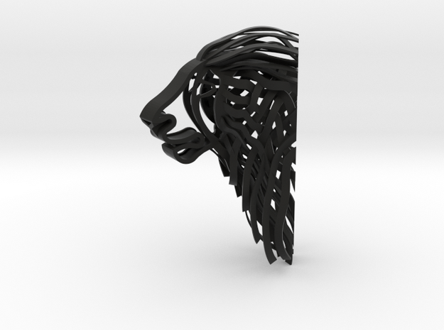 Lion SX in Black Natural Versatile Plastic