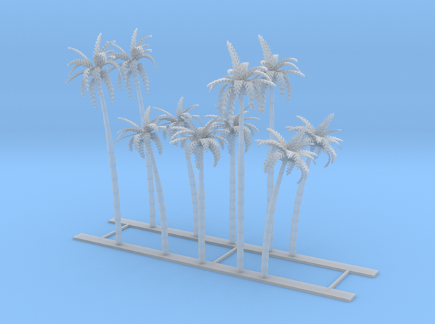 Palm Trees Z Scale in Tan Fine Detail Plastic