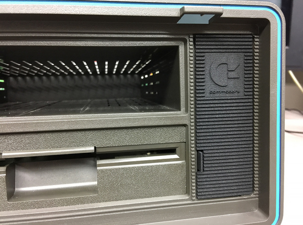 SX-64 Monitor Hatch in Black Natural Versatile Plastic