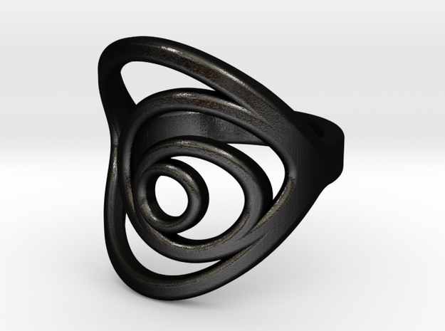 Aurea_Ring in Matte Black Steel: 3 / 44