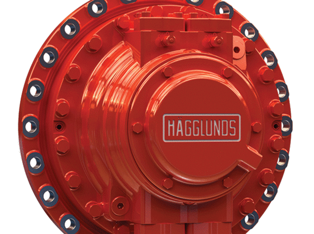 Hagglunds CA140 in White Natural Versatile Plastic: 1:50