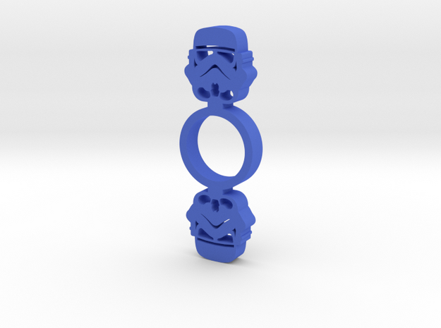 Storm Trooper Fidget Spinner in Blue Processed Versatile Plastic