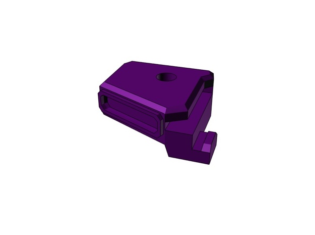 Cannon joint in Purple Processed Versatile Plastic