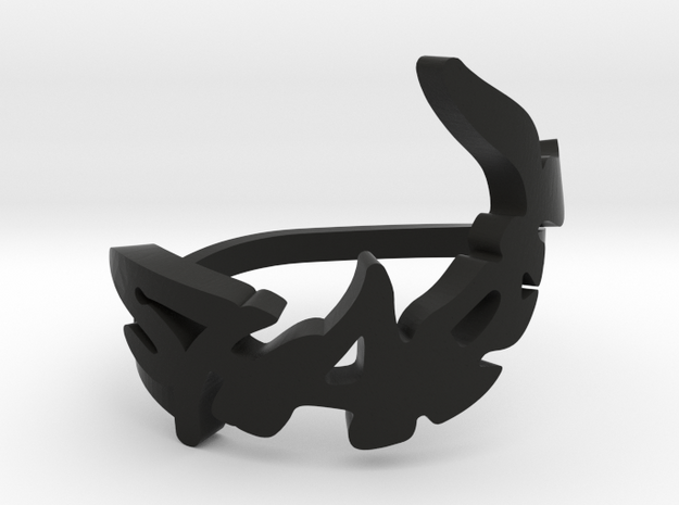 SHARK RING1 in Black Natural Versatile Plastic