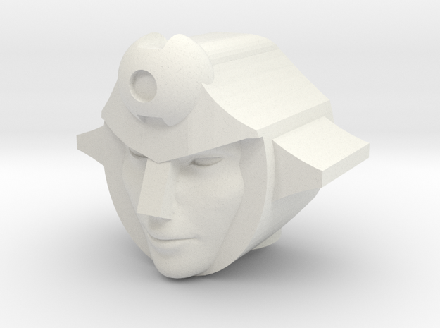 Firestar head for CW Pyra Magna/Onslaught in White Natural Versatile Plastic