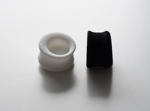 Involuta 3-4" in White Processed Versatile Plastic