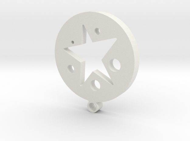 circle and star in White Natural Versatile Plastic