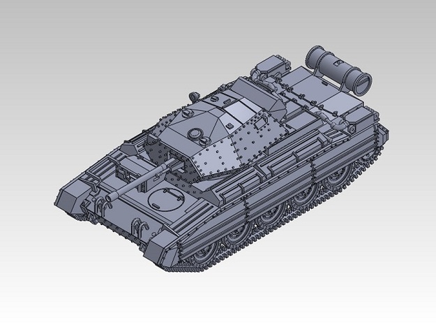 1/87 Cruiser Tank CRUSADER Mk.III in Smooth Fine Detail Plastic