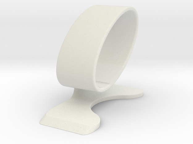 Wristwatch stand - side B in White Natural Versatile Plastic