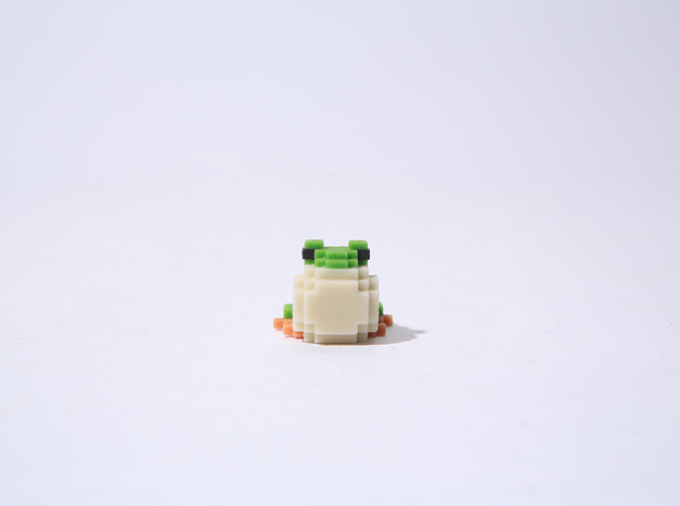 Frog mates - Poufy Frog in Full Color Sandstone
