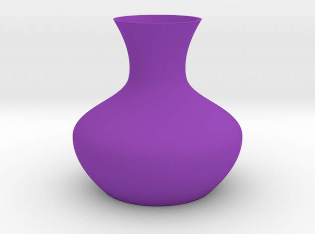簡約花瓶.stl in Purple Processed Versatile Plastic