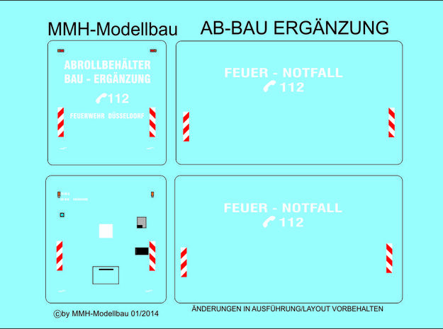 AB-Bau Ergänzung  FW Düsseldorf  in Tan Fine Detail Plastic