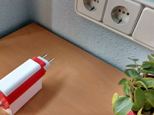  Xiaomi Notebook Charger EU Plug Case in Red Processed Versatile Plastic