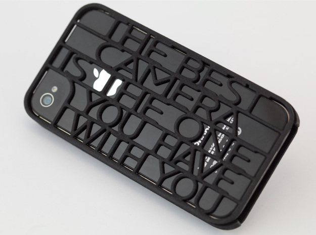 "Best Camera…" iphone 4s case in Black Natural Versatile Plastic