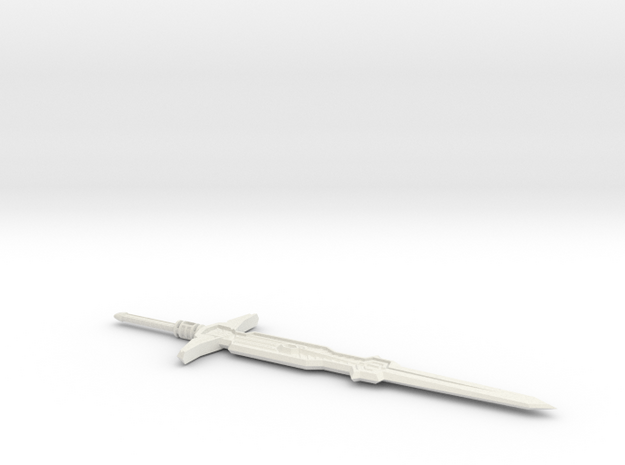 KBB Extinction Sword in White Natural Versatile Plastic